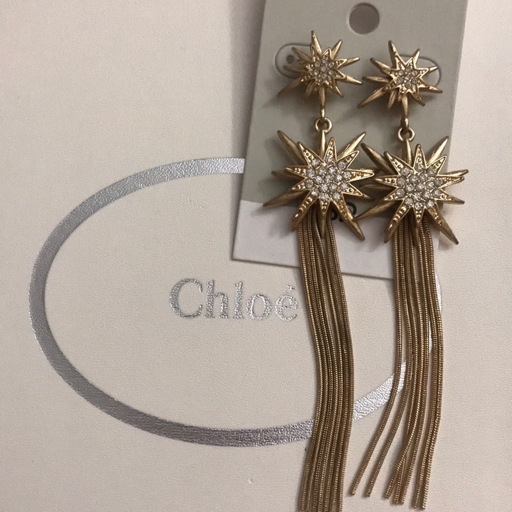 B.P. Star Dangle Earrings